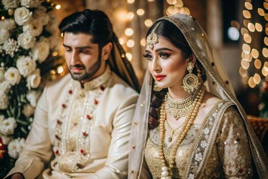 Happy married couple